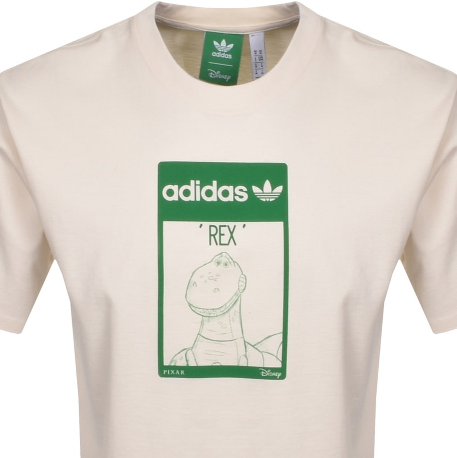 Alternative Image for Productadidas Originals x Disney Tee Rex T Shirt Cream2